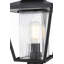 Shannen 10 Inch Outdoor Post Light in Black