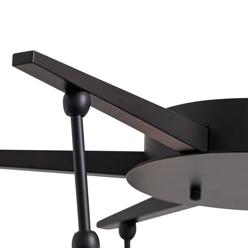 Luminaire suspendu 35 po Golden Mat, Noir, Noir mat