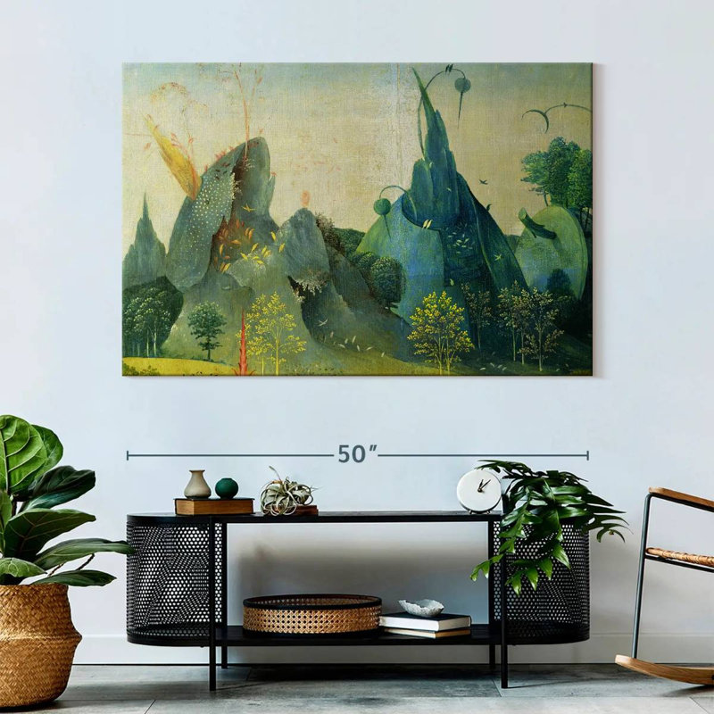 Kelan, le jardin des délices terrestres II, H 34 po x l 51 po
