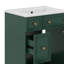 Meuble-lavabo 24 po avec lavabo en céramique, 2 tiroirs 24 po-116119341