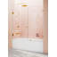 Illume 60.75 in. x 58.25 in. Fully Frameless Hinge Bathtub Door-785502461
