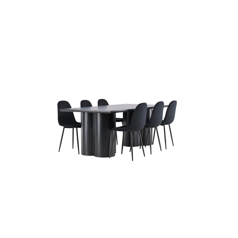 Nobuyoshi 6 - Person Dining Set