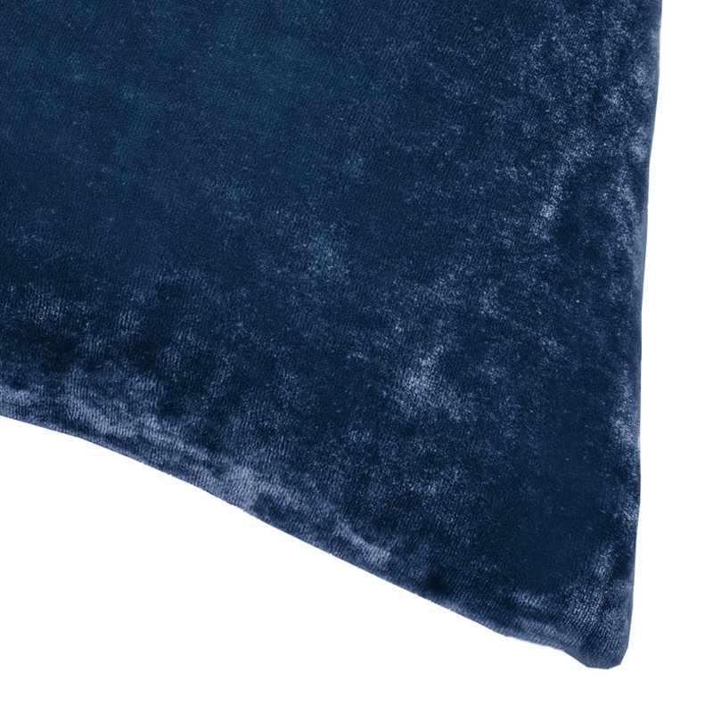Set/2 Silk Velvet Toss Pillows, Denim