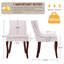 Chaises d'appoint en chenille double couche (ensemble de 8)-832065288