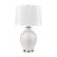 Ensemble de 2 lampes de table 1 lumière de haut 28 po Junia - blanc