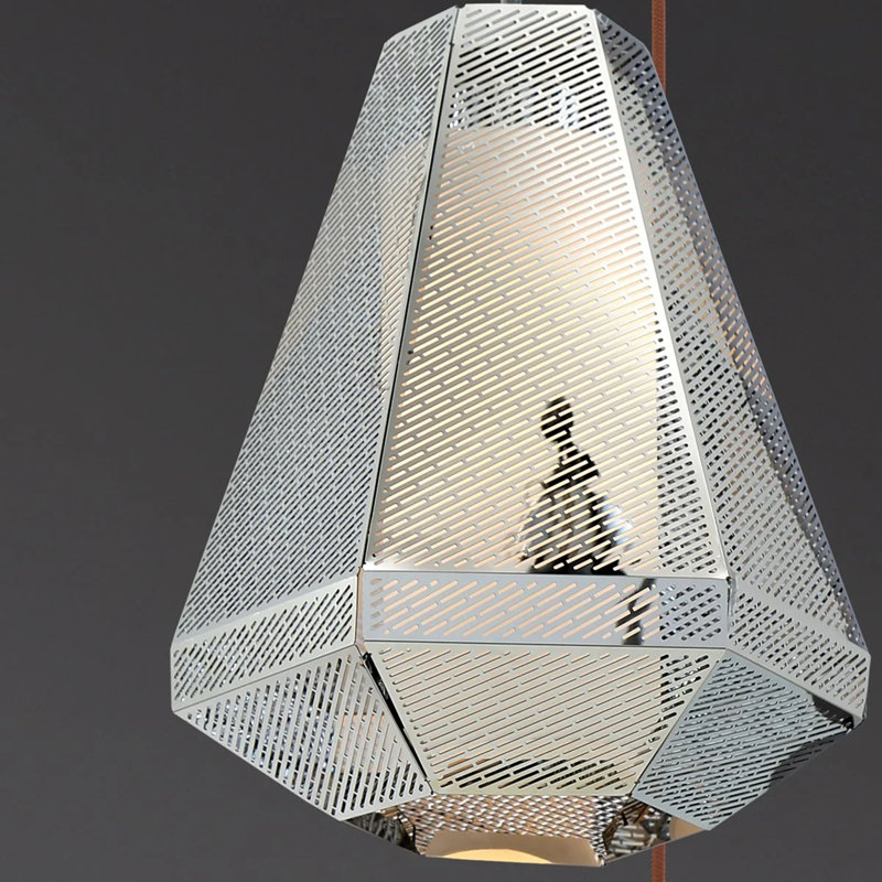 Recinto 1 - Light Chrome Pendant, Chrome
