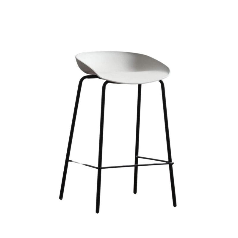Volturno 74cm Stool, Light Grey