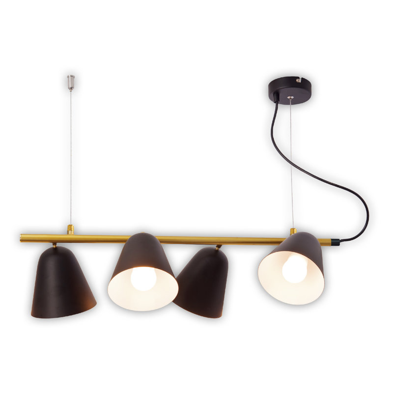 4 - Light Black Kitchen Island Pendant