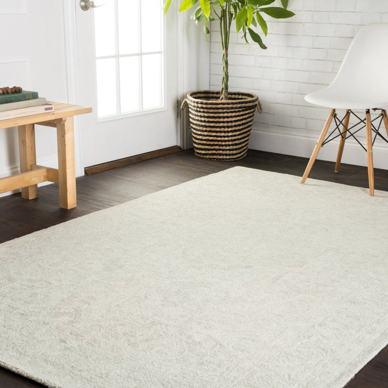Darryl Wool Floral Indoor Rug, Rectangle 3'6" x 5'6"