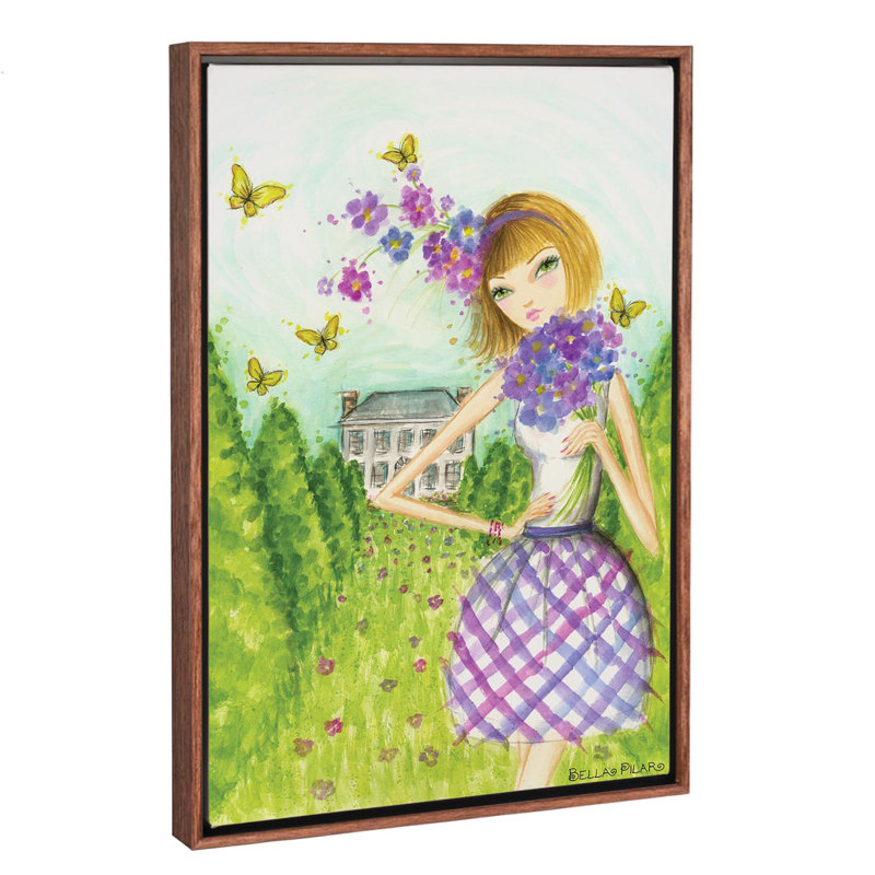 Printemps à Summerside # 2, art, H 40 po x l 26 po x P 1,5 po, Toile avec cadre en bois classique