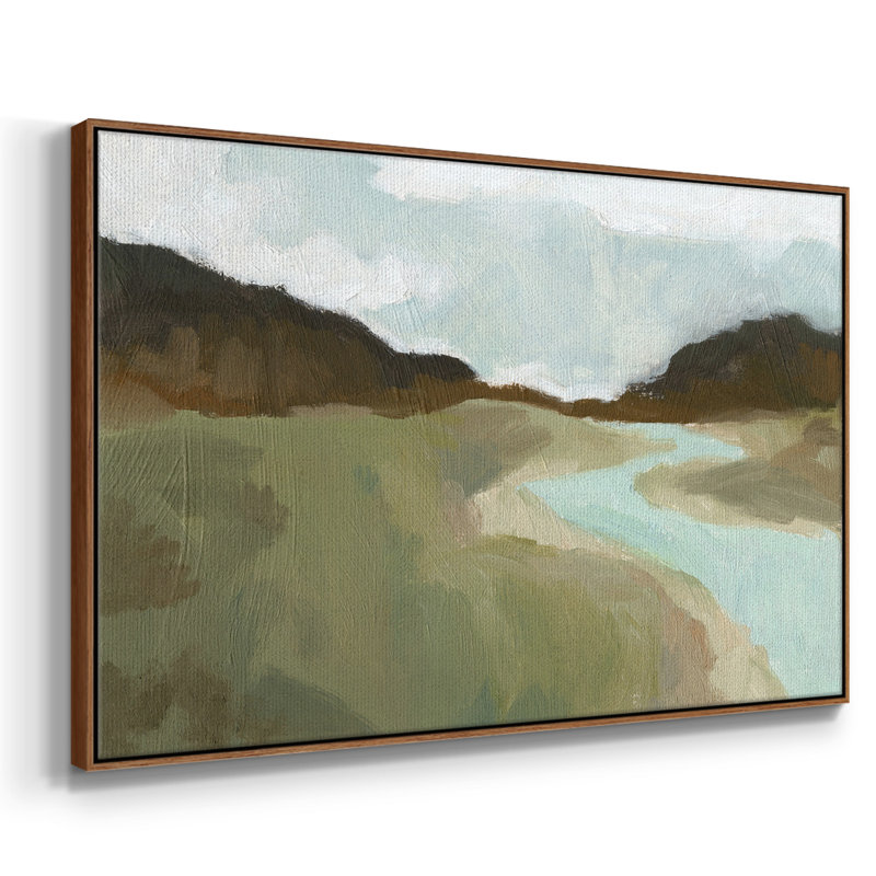Coldwater Hills I - impression sur toile tendue, H 17 po x l 25 po x P 2 po, Toile encadrée noyer flottant, Non