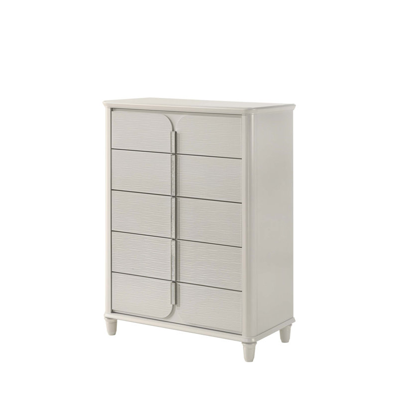 Laveda Pearl White Finish Chest