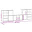 5 Piece TV Units With Storage ODDA Solid Wood Pine-855377956
