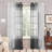Modern Grommet Ombre Sheer Curtains (Set Of 2)-1927080408-1927080411