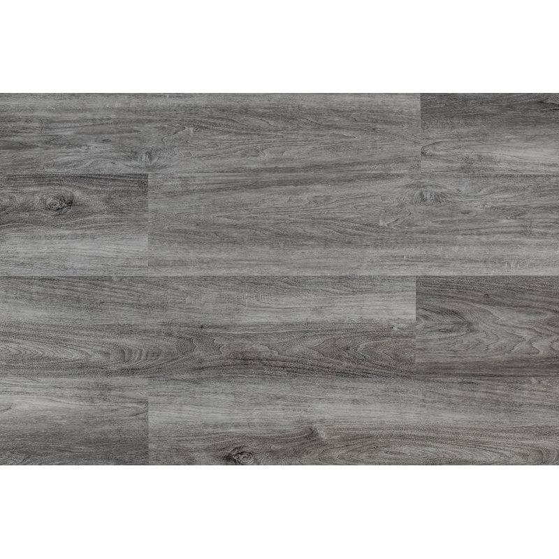 9" x 60" x 6mm Oak Click Lock SPC Luxury Vinyl Plank, Nocturne Blade