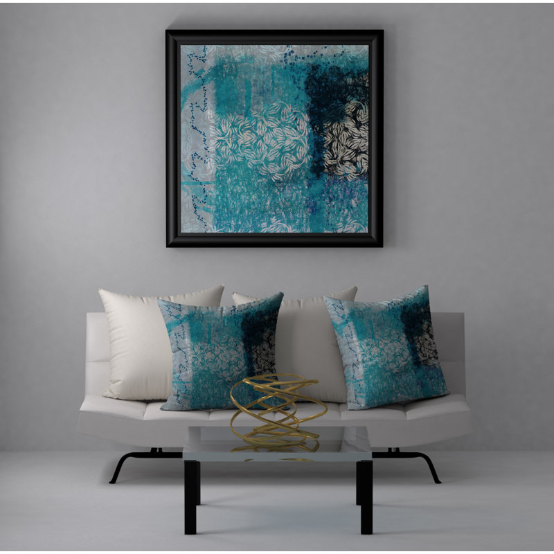 Housse de coussin décorative carrée en forme de coussin et insert, 20 po x 20 po