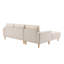 Canapé modulaire rembourré 2 pièces en L 84 po 2 pièces-1673355191