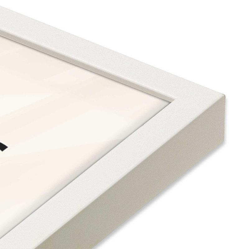Formes du Bauhaus réinventées, Cadre simple blanc opaque, H 17 po x l 13 po