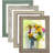 8X10 Picture Frame Set Of 4, Rustic Farmhouse Picture Frames For Table Or Wall Hanging