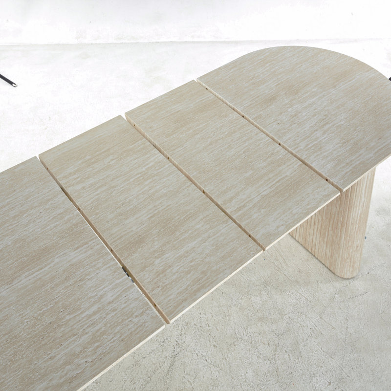 Pied de table basse extensible, table de salle à manger, table basse de bureau, Blanc