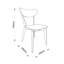 Morehouse 42.5cm H Side Chair in Oak/Black-946432809