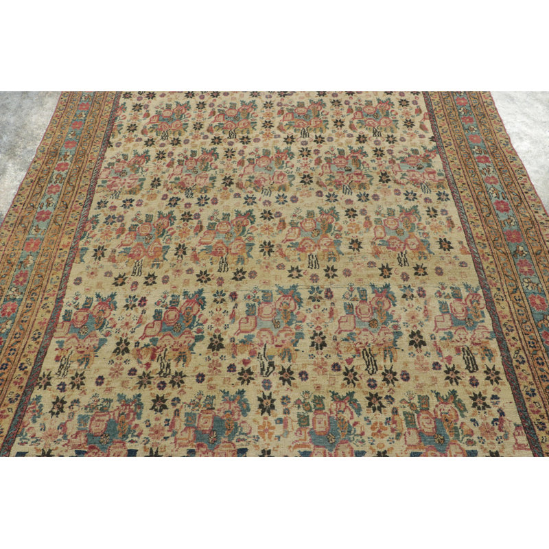 Antique One-of-a-Kind 5'0X12'0 Hand Knotted Area Rug