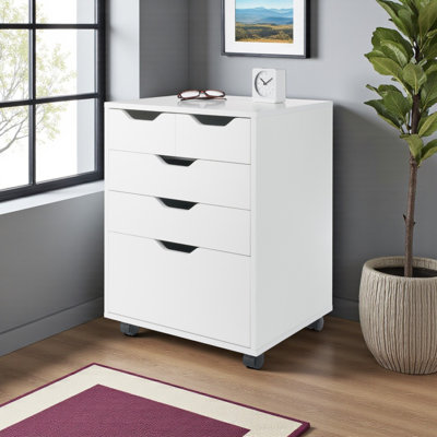 Peres Bins & Drawers Storage Mobile Cabinet by Ebern Designs
