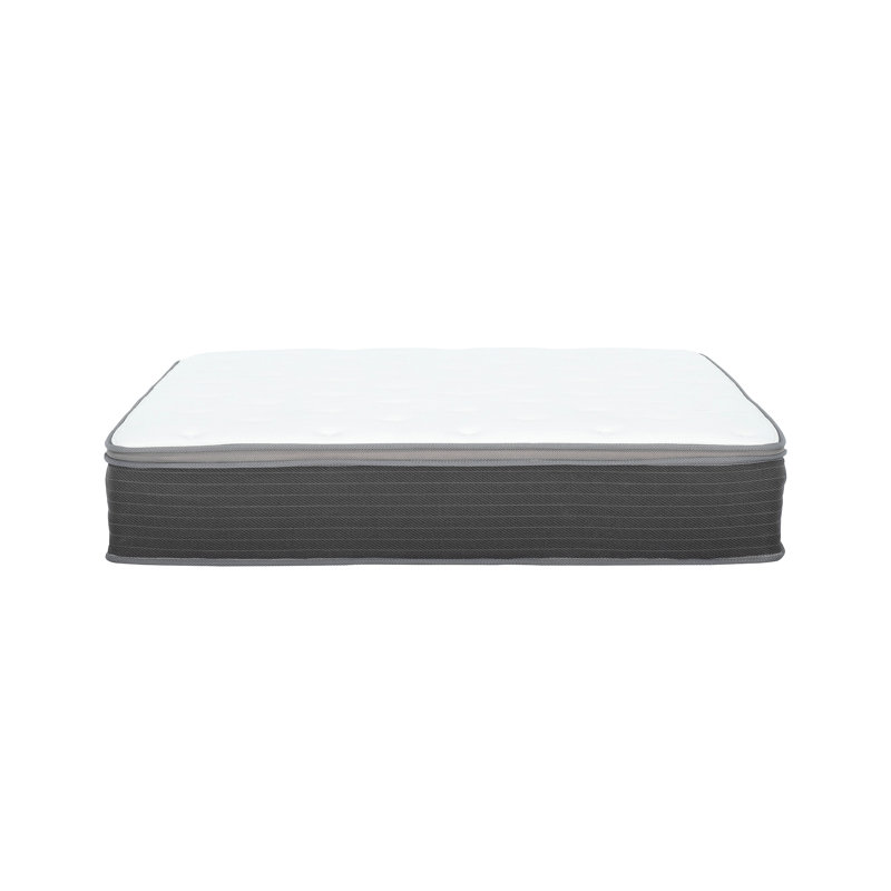Plush Hybrid Mattress In A Box, Pocket Spring And Gel-Infused Memory Foam Mattress, Pressure Relief, Cooling Technology, Twin