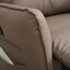 Fauteuil inclinable et pivotant en similicuir Idal-12238267