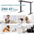 Jaydn Adjustable Height Steel Standing Desk-525127421