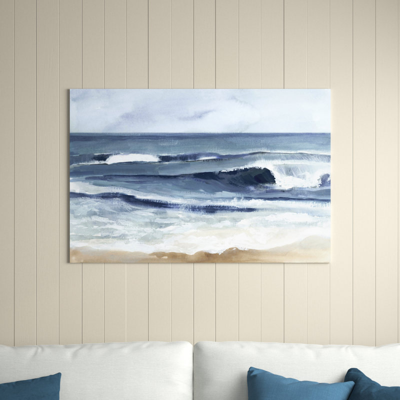 Surf Spray I, H 20 po x l 30 po, Non, Cadre simple érable érable