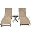 Ensemble de chaises longues avec table Bontang-25807387