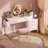 Computer Desk with Charging Station, Office Desks File Cabinet Printer Stand Study Work Desk Vanity Tremari-2137510302