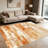 1PC Vintage Rust Streaked Abstract Distressed Print area rugs, Soft and Comfortable, easy-to-maintain, machine washable Indoor floor mat, suitable for living room, bedroom, kitchen entryway, patio, balcony, dining room, Home Decor, Outdoor Decor.-909644745