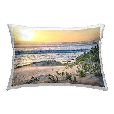 Beach Sand Dunes Decorative Printed Throw Pillow Design by Murray Bolesta