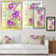 «Blooming Purple Irises In The Meadow», art mural sur toile traditionnel-1109172728-1109172731