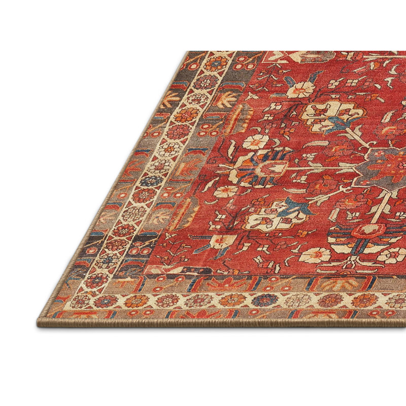 Hostivice Oriental Indoor Rug, Rectangle 7' x 10'