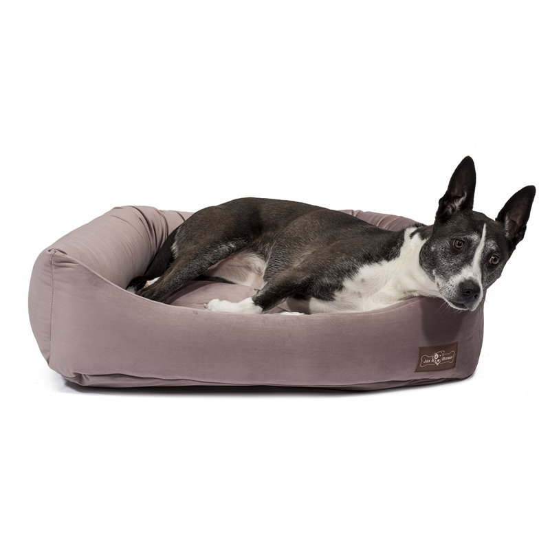 Lit moelleux pour chien Napper, Très grand (l 50 po x P 42 po x H 15 po), Mauve