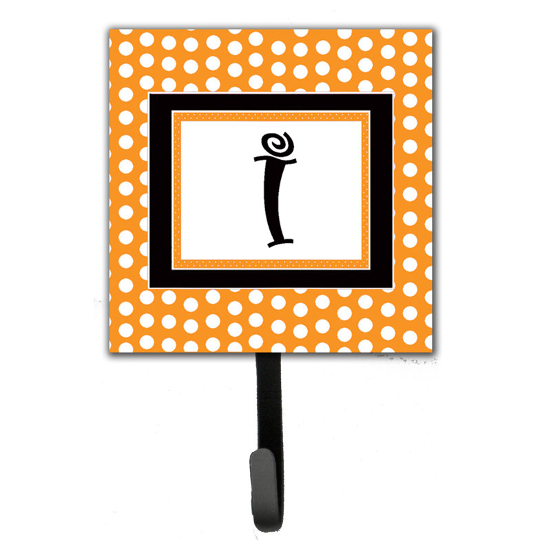 Porte-laisse coussin monogramme et crochet mural, I
