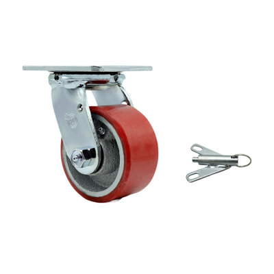 Polyurethane on Cast Iron Caster