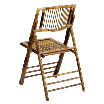 Chaise pliante Elliott Bamboo Wood - Chaise pliante pour événement - Chaise pliante commerciale