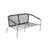 Sheaffer 7-Piece Outdoor Patio Dining Set for 6 with Rectangular Glass Top Table & Cushioned Rope Chairs
