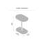 Amorsolo Solid Wood C Shape Pedestal Side Table-448645533