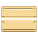 9 in x 3 in Brass Mail Slot