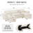 Upholstered U-Shaped Sectional Sofa With Double Chaise-1991535107