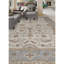 Tapis brun et bleu clair de haute qualité noué à la main