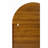 Compact China Cabinets, Walnut Melamine Arched Farmhouse Cabinet