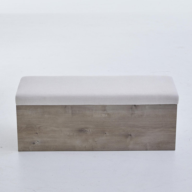 Banc de rangement rembourré Shelton