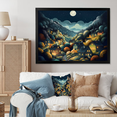 " Small Alpine Village In Fall III "