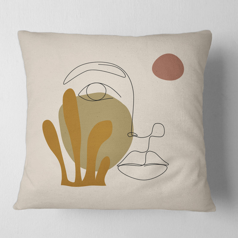 Housse de coussin carré et insert, 18" x 18"